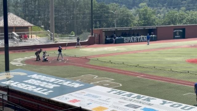 At bat — Mountain Brook field